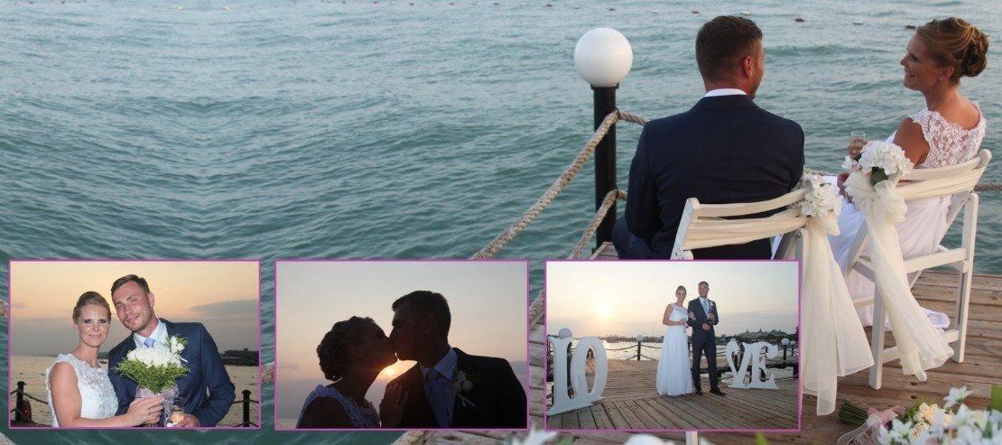 Professional wedding photographers for a wedding in Antalya