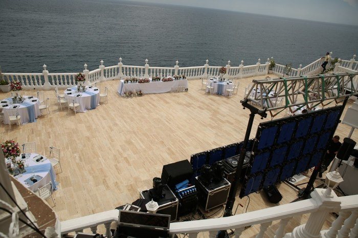 Wedding venue with sound system