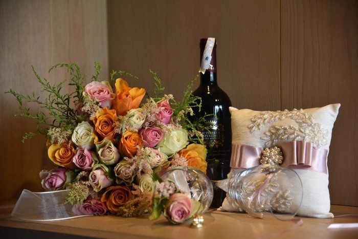 Bride's bouquet at a wedding in Antalya