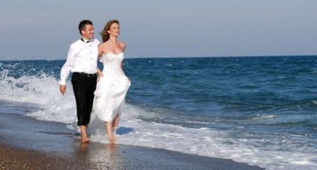 beach wedding in antalya