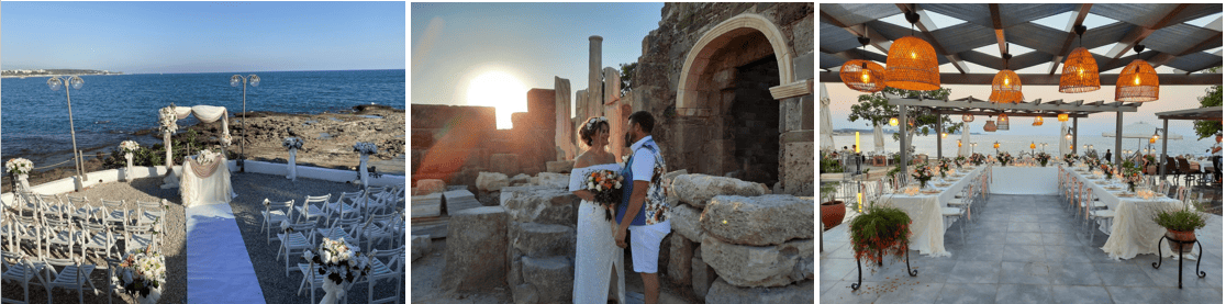 Wedding on the beach in Antalya
