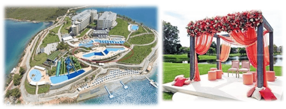 Indian Wedding Hotel Le Blanch Hotel Bodrum