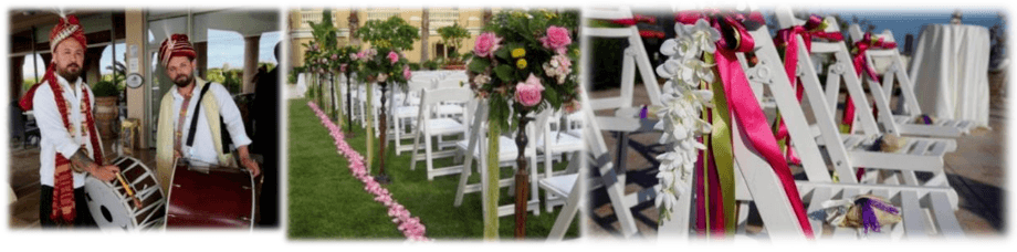 Indian Varmala Ceremony in Bodrum Le Blanch Hotel