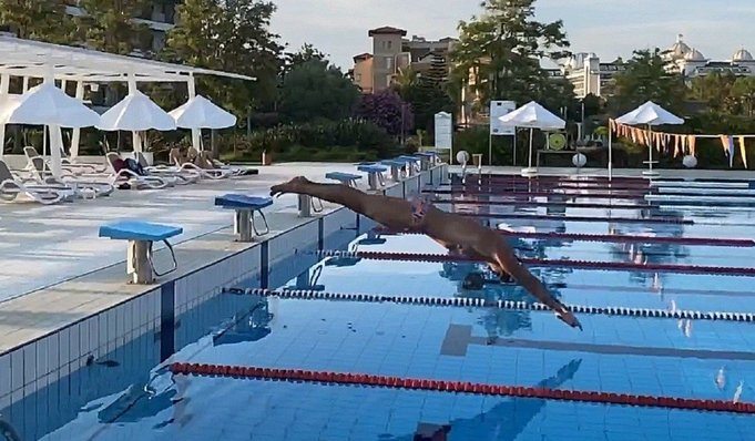 Swimming training camp in Antalya