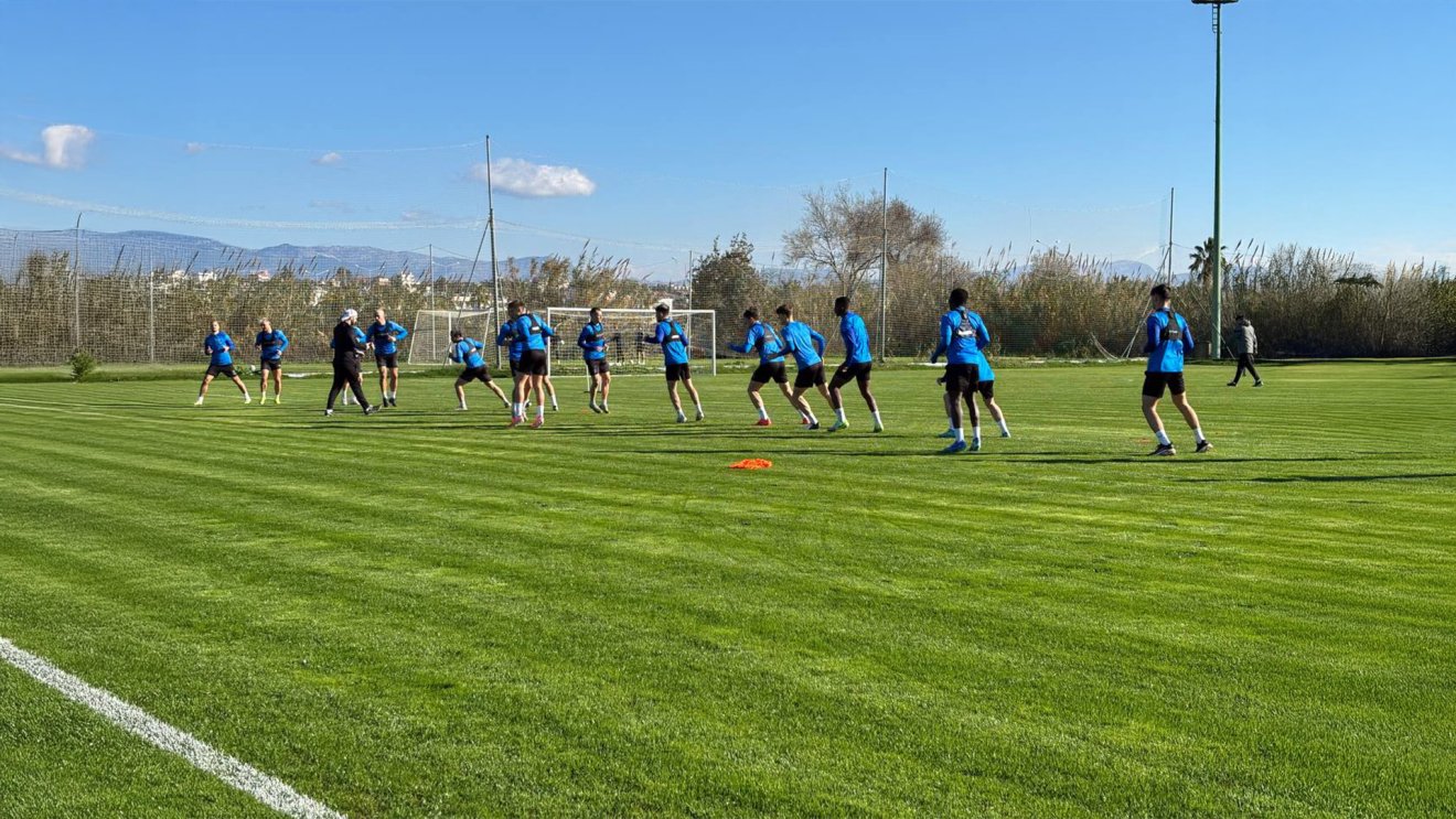 Training camp of Czech football club in Antalya