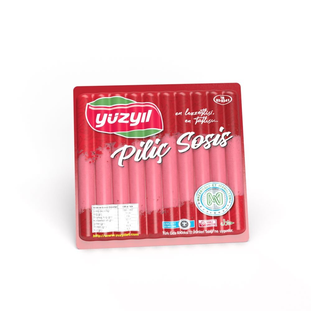 piliç sosis - paket