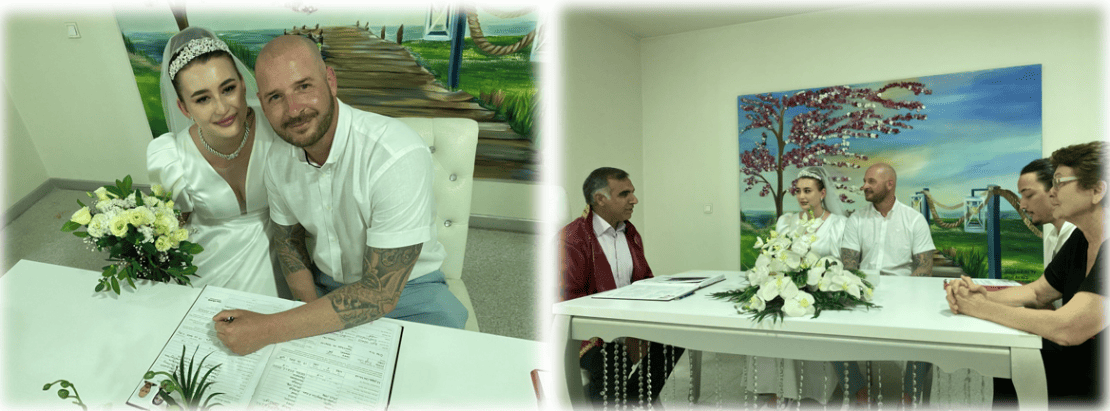 официальная свадьба в Анталии