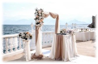 лучшая свадьба в Анталии