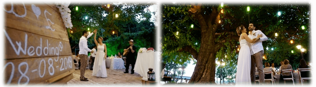 Свадьба в зеленой зоне Анталии