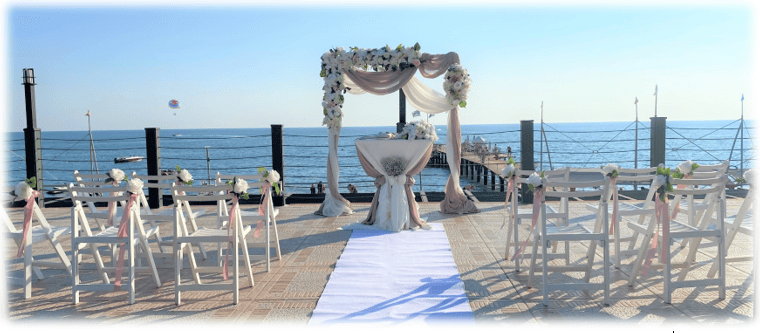 Декорирование свадеб в Анталии