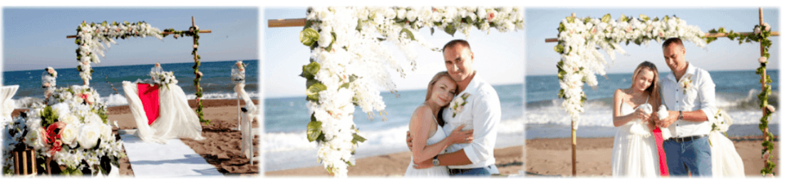 Тематическая свадьба в Анталии в Турции