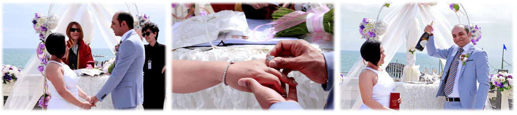 свадьба на пляже в Анталии