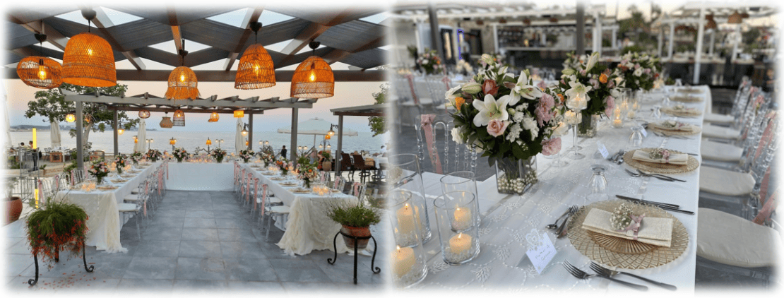 Land-Hochzeit Auf Großer Grünfläche In Der Türkei Antalya