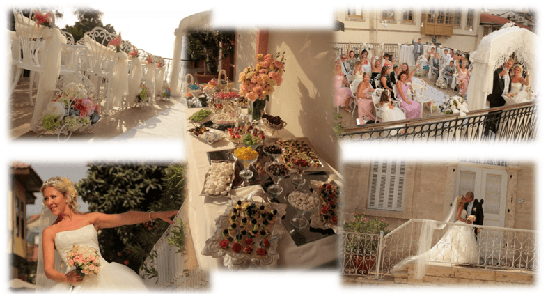 Romantische Hochzeit Auf Der Terrasse Des Guest House