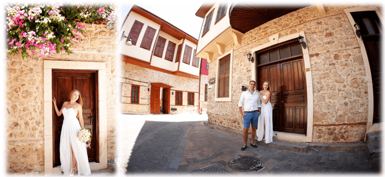 Romantische Hochzeit Auf Der Terrasse Des Guest House