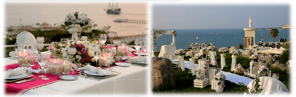 Hochzeit Designer in der Türkei, Dekoration