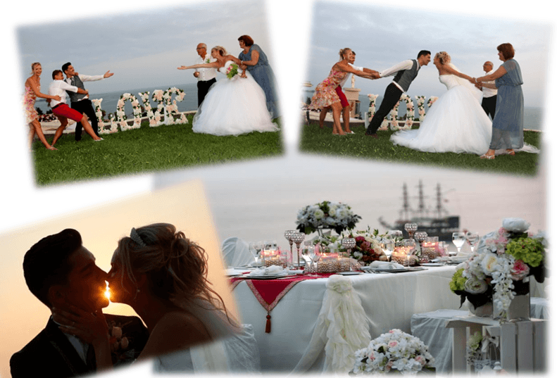 Hochzeit Designer in der Türkei, Dekoration