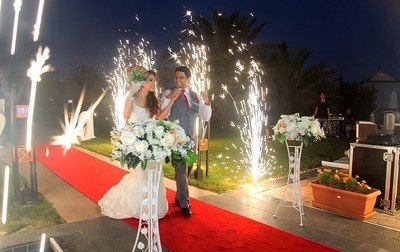 indische Hochzeit in der turkey