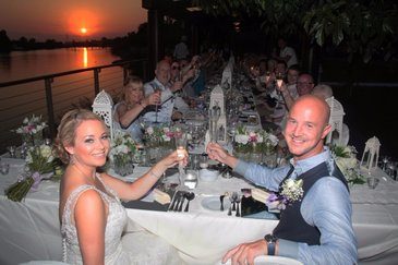 britische Hochzeit in der antalya