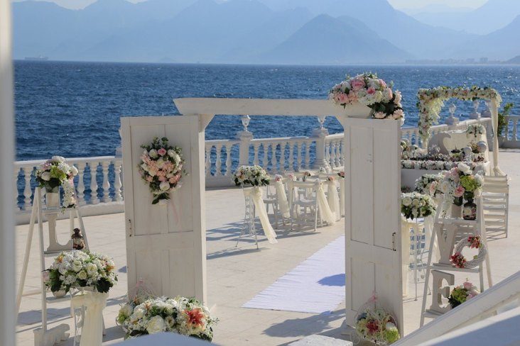 Hochzeitsdekoration in Antalya