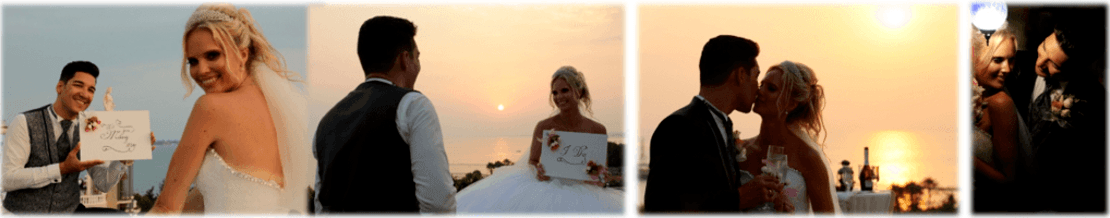 Hochzeit auf dem Schiff in der Turkei