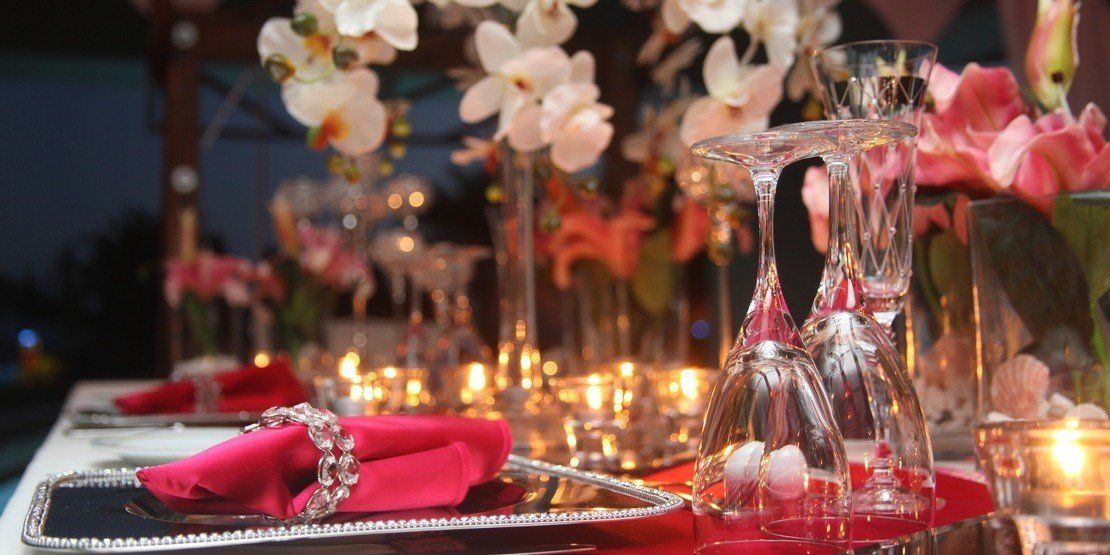 Spezielle Dekorationen Für Strandhochzeiten In Der Türkei