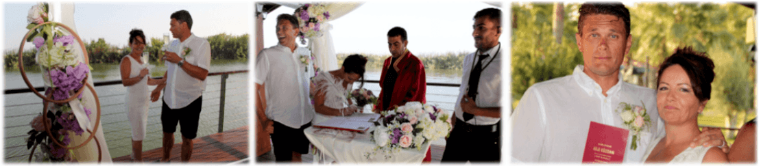 strand hochzeit in der türkei
