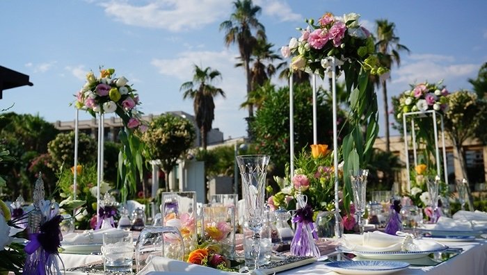 Hochzeitsessen in Antalya