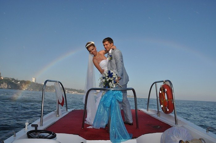 Hochzeit-Touren auf dem Meer in Antalya