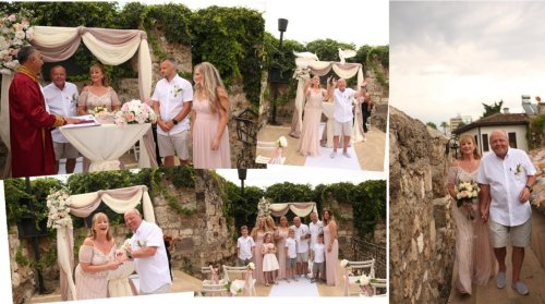 Standesamtliche Trauung in Antalya, Türkei