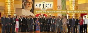 Die indische Delegation in Antalya Spice Hotel