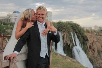 Hochzeit auf der Grünfläche