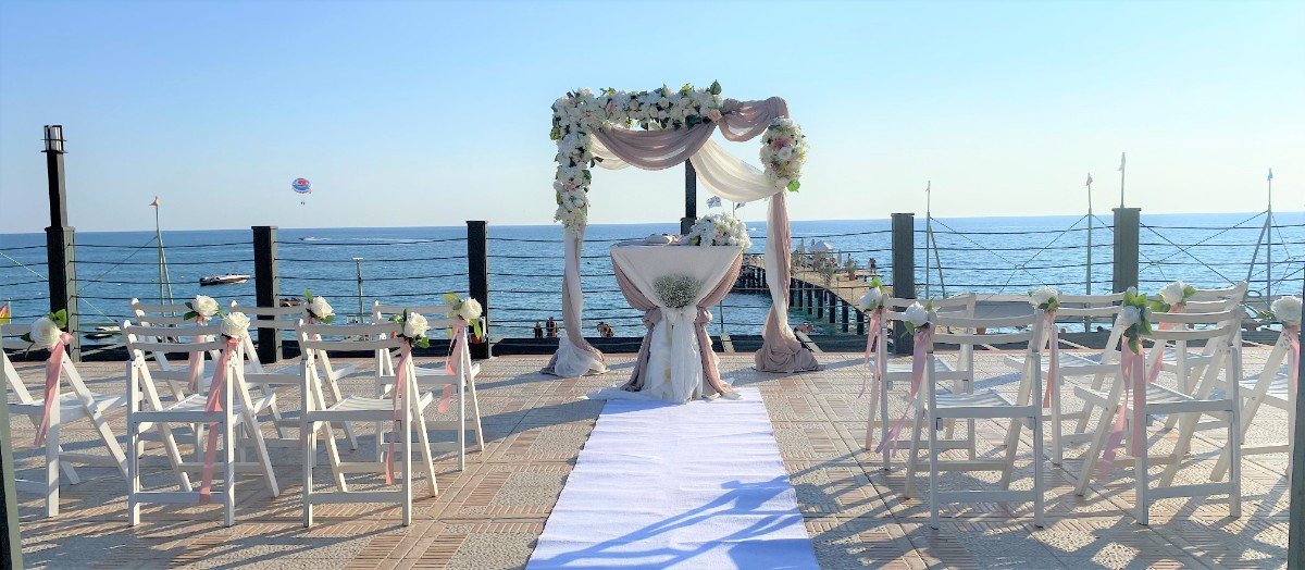 Hochzeit am Strand von Antalya