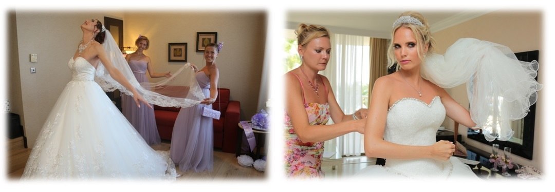 دسته گل ساقدوش عروس در آنتالیا