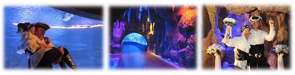 عروسی در آکواریوم پارک آنتالیا