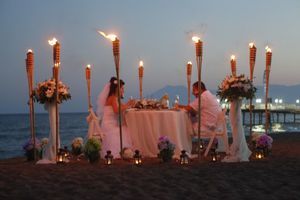 مراسم عروسی در ساحل