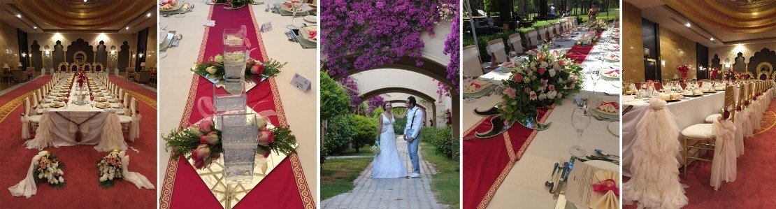 بهترین دکوراسیون عروسی در آنتالیا ترکیه