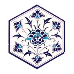 AL 1 desenli altıgen çini karo