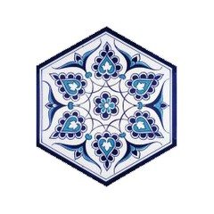 AL 3 desenli altıgen çini karo