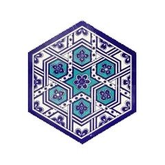 AL 5 desenli altıgen çini karo