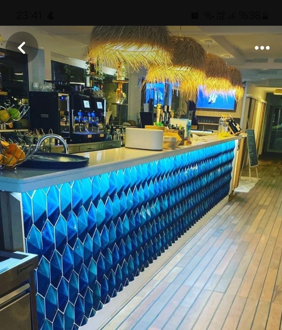 14*20 daimond turkuaz seramik karo