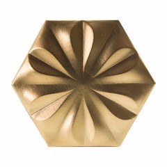 13.17_rolyefli_metalik_sarı_altıgen_çini_karo