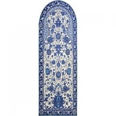 40x180 cm el yapımı çini pano