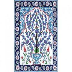 80x100 pano1 el yapımı çini pano