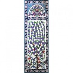 80x180 pano5 el yapımı çini pano