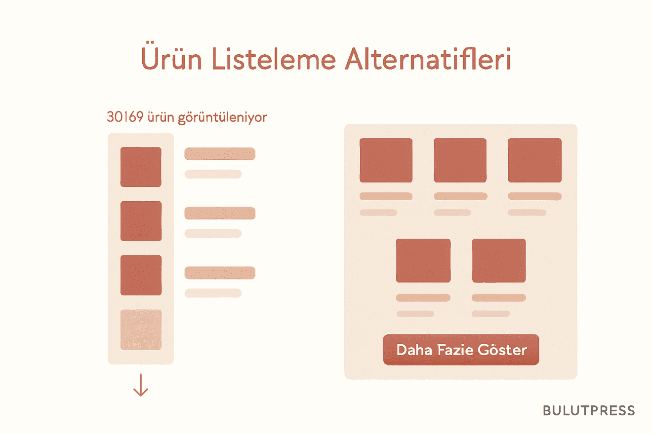 Ürün Listeleme Sayfalarında Sayfalama Alternatifleri Nelerdir?