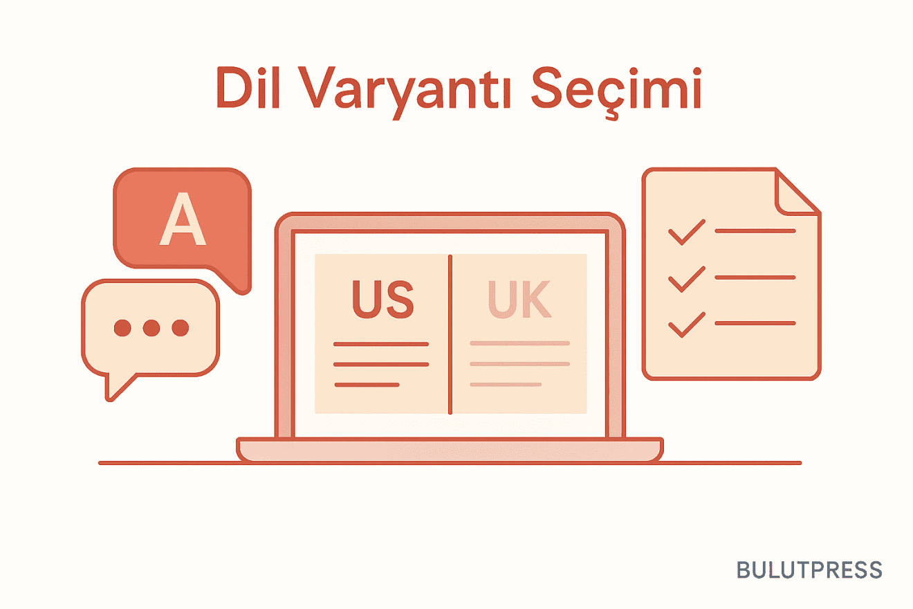 Web İçeriğinde Amerikan ve Britanya İngilizcesi Seçimi: Stratejik Yaklaşım