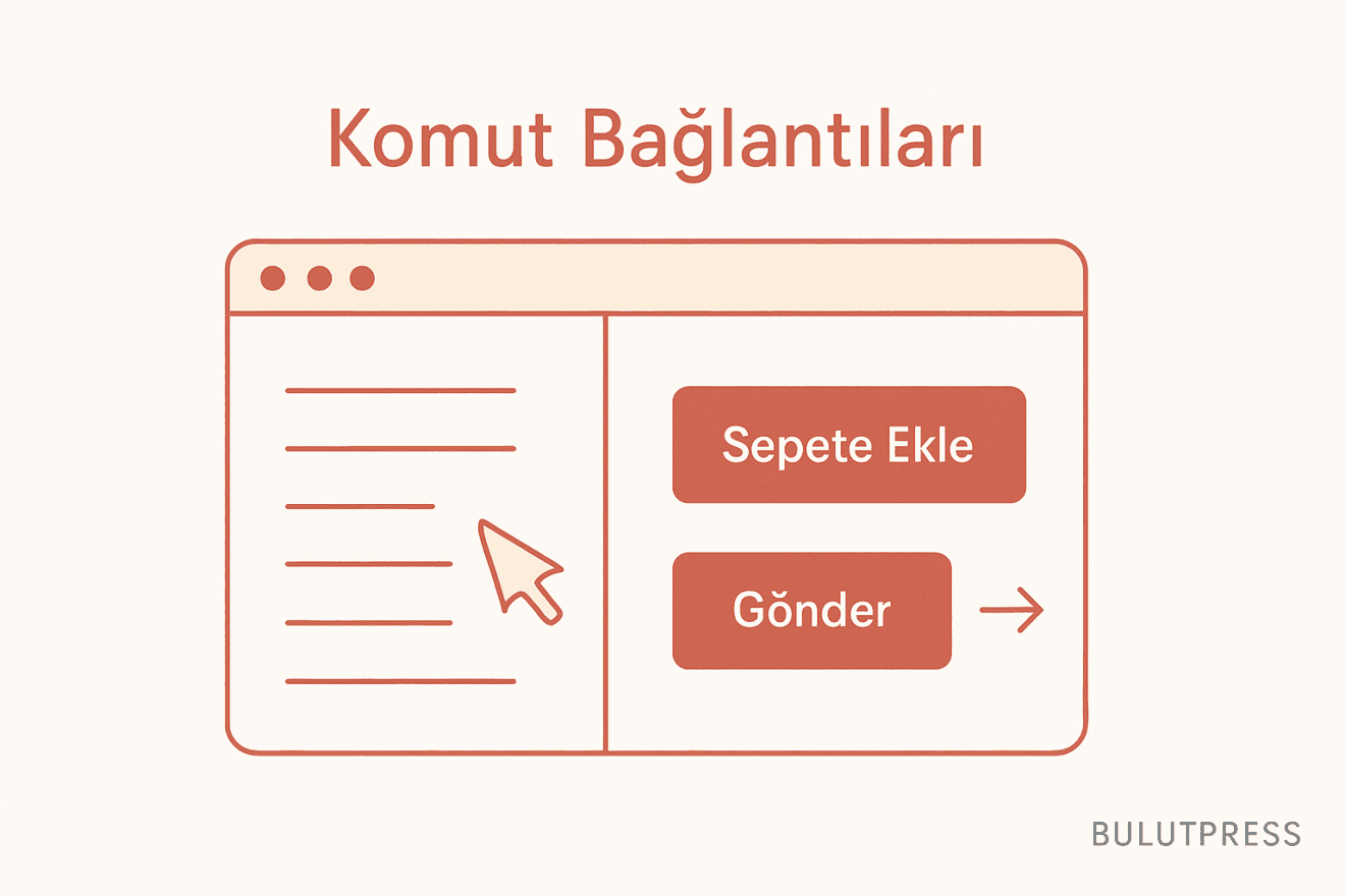 Komut Bağlantıları ve Butonlar: Web ve Uygulamalarda Doğru Kullanım