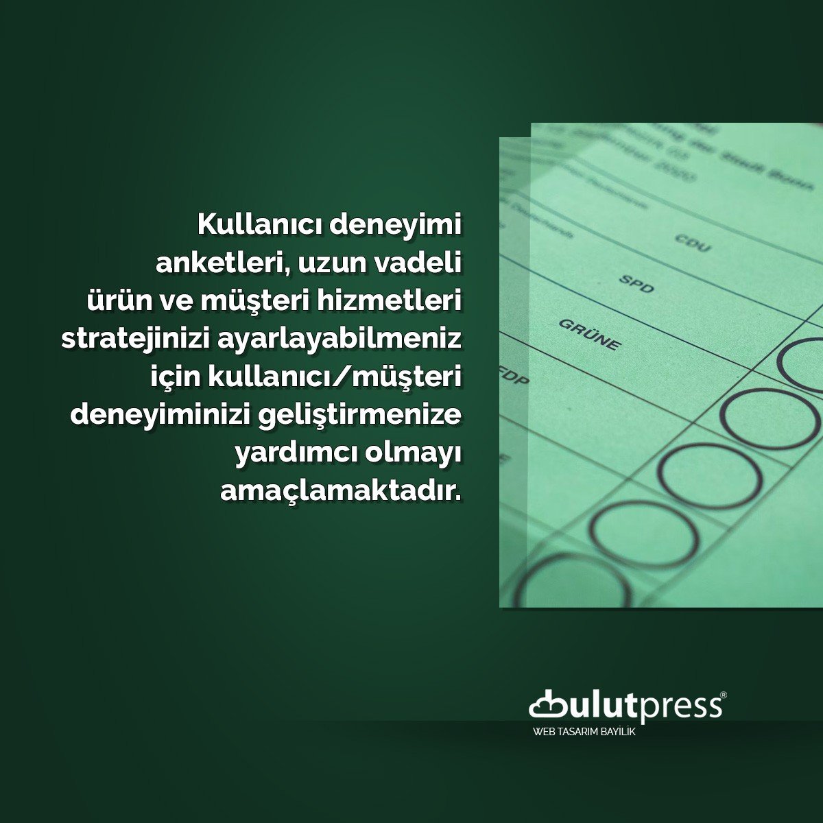 kullanıcı deneyimi anketleri