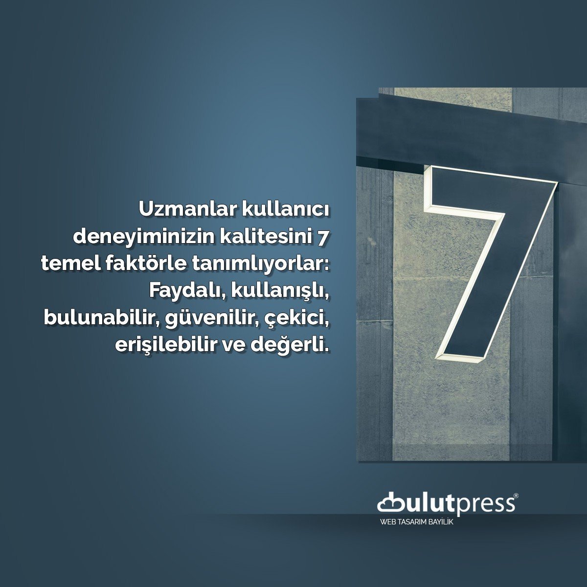 kullanıcı deneyimi 7 temel unsur